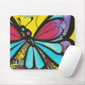 Tapis De Souris Beau Papillon (Avec souris)