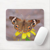 Tapis De Souris Beau papillon sur Fleur Jaune (Avec souris)