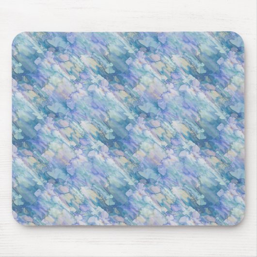 Tapis De Souris Beau Pastel bleu & rose Souris Pad (Devant)