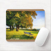 Tapis De Souris Beau paysage d'automne (Avec souris)