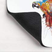Tapis De Souris Beau perroquet levant ses ailes (Coin)