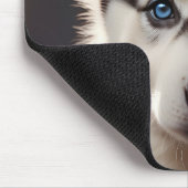 Tapis De Souris Beau petit husky (Coin)