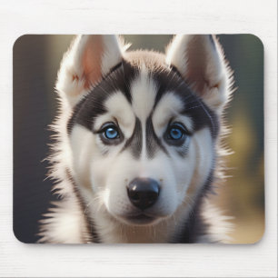 Tapis De Souris Beau petit husky