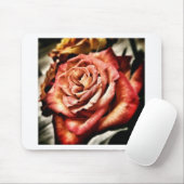 Tapis De Souris Beau Rose (Avec souris)