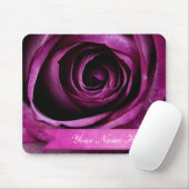 Tapis De Souris Beau rose dramatique élégant de pourpre avec le (Avec souris)