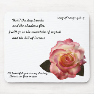 Tapis De Souris Beau Rose Mousepad.