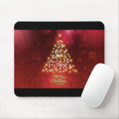 Tapis De Souris Beau sapin de Noël (Avec souris)