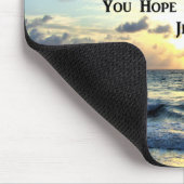 TAPIS DE SOURIS BEAU SKI BLEU JEREMIAH 29:11 PHOTO (Coin)