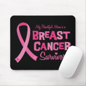 Tapis De Souris Beau survivant Mousepad de cancer du sein de maman (Avec souris)