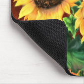 Tapis De Souris Beau trois tournesols peindre Pad Souris (Coin)