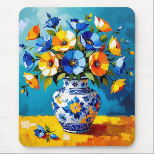 Tapis De Souris Beau vase de fleurs