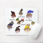 Tapis De Souris Beaucoup d'amis ne peuvent jamais avoir trop de Mo (Avec souris)