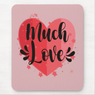 Tapis De Souris Beaucoup d'amour, grand coeur