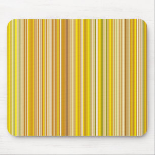 Tapis De Souris Beaucoup de bandes multicolores en jaune...