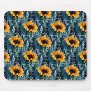 Tapis De Souris Beaucoup de tournesols ensoleillés....