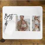 Tapis De Souris Beauté Collage photo Meilleur papa Jamais Cadeau<br><div class="desc">Beauty Collage Photo Best Dad Ever Gift est un cadeau personnalisé qui combine beauté et valeur sentimentale pour créer un cadeau significatif pour votre père. Le cadeau est un collage de photos soigneusement sélectionnées de vous et de votre père, arrangé d'une manière belle et artistique. Les photos peuvent être des...</div>