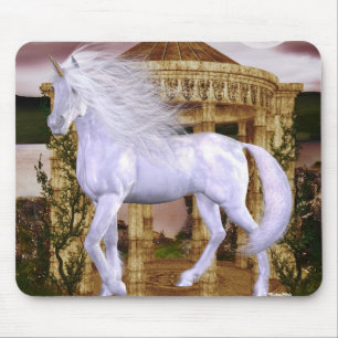 Tapis De Souris Beauté de blanc de licorne