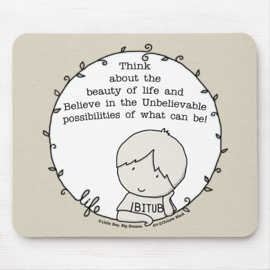 Tapis De Souris Beauté de la vie (Devant)