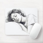TAPIS DE SOURIS BEAUTÉ DORMIÈRE (Avec souris)