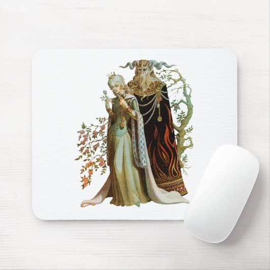 Tapis De Souris Beauté et la bête Mousepad (Avec souris)