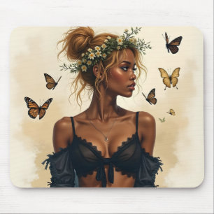 Tapis De Souris Beauté éthérée en fleurs