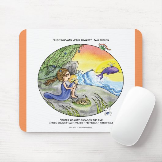 Tapis De Souris Beauté intérieure MousePad (Avec souris)