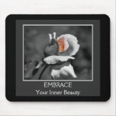 Tapis De Souris Beauté intérieure Rosebud Motivational Mousepad (Devant)