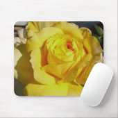 Tapis De Souris Beauté jaune Mousepad rose (Avec souris)