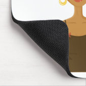 Tapis De Souris Beauté noire (Coin)