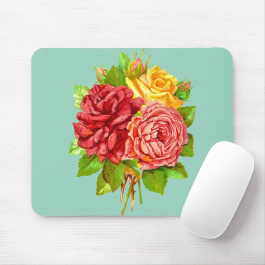 Tapis De Souris beauté rose (Avec souris)