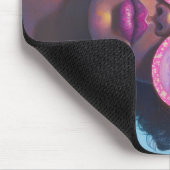 Tapis De Souris Beauté tropicale dans les tons roses (Coin)