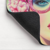 Tapis De Souris Beauté tropicale rétro (Coin)