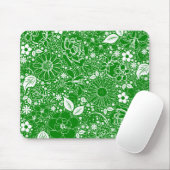Tapis De Souris Beautés botaniques Green Mousepad (Avec souris)