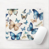 Tapis De Souris Beautés Papillons (Avec souris)
