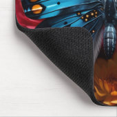 Tapis De Souris Beautiful Blue and Yellow Butterfly on Flowers (Coin)