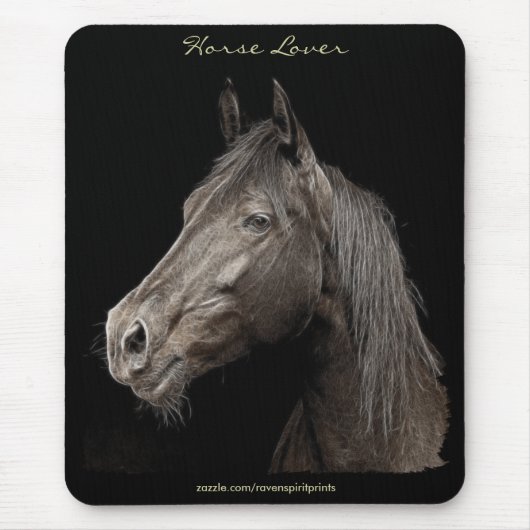 Tapis De Souris Beautiful Equines Cheval-lover's Gift (Devant)