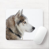 Tapis De Souris Beautiful Siberian Husky dans le Snow (Avec souris)