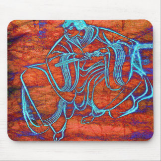 Tapis De Souris Beaux-arts samouraïs japonais Mousepad d'épéiste