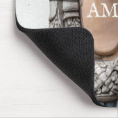 Tapis De Souris Beaux Arts Walrus Sculpture Monogramme personnalis (Coin)