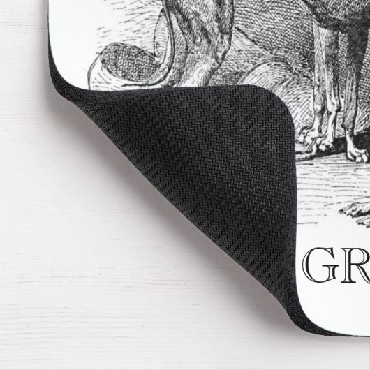 Tapis De Souris Beaux lévriers (Coin)