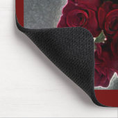 TAPIS DE SOURIS BEAUX ROSES ROUGES (Coin)