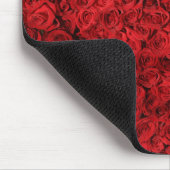Tapis De Souris Beaux roses rouges Mousepad (Coin)