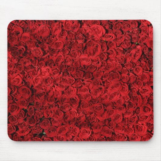 Tapis De Souris Beaux roses rouges Mousepad (Devant)