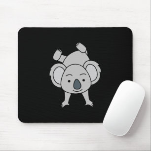 Tapis De Souris Bébé Cute Koala Avec Un Sourire Faisant Un Poignet