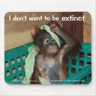 Tapis De Souris Bébé de Pouty de conservation de faune