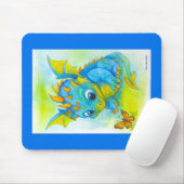 Tapis de souris Bébé Dragon Curieux (Avec souris)