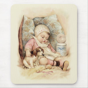Tapis De Souris Bébé endormi