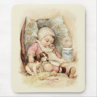 Tapis De Souris Bébé endormi