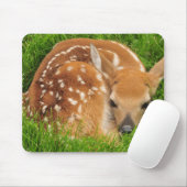 Tapis De Souris Bébé endormi - Fawn (Avec souris)