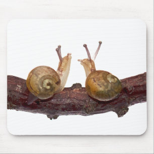 Tapis de souris Bébé escargot parle